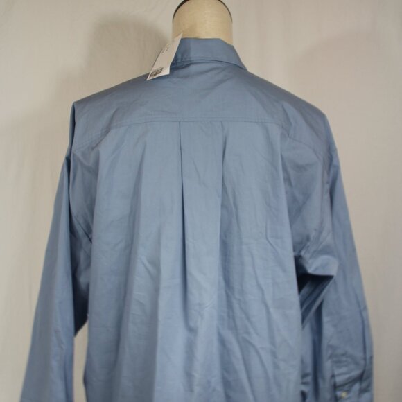 H&M Shirt Women's S Blue Button Up Collared Long Sleeve Cotton Casual Oversized - Picture 5 of 9